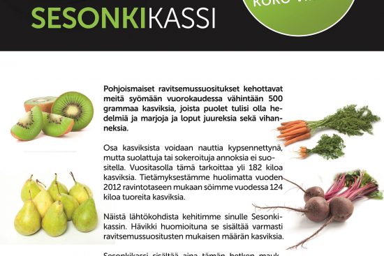 K-Supermarket Postitalon Sesonkikassin sisältö 29.5.2015