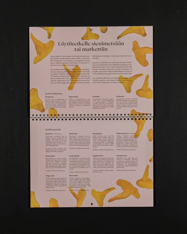Satokausikalenteri 2023 seinäkalenteri esimerkkikuva