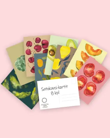 Satokausi® – Postikortit 8 kpl